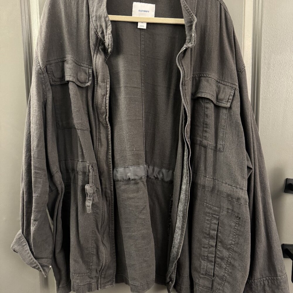 Old Navy Drawstring/Zip-up Jacket - XXL